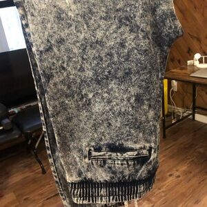 Forever 21 Blue Acid Wash Joggers